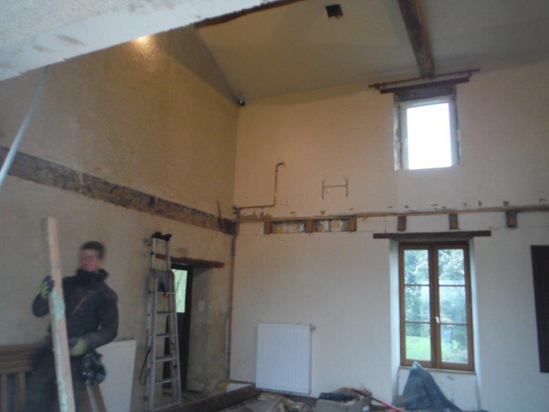 Solivage d'une longère à Saint Martin du Fx (79)